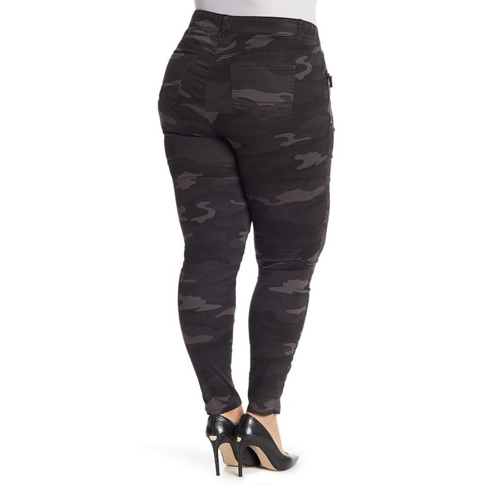 [18W] Democracy - Tummy Control Camo Print Pants - Picture 3 of 3